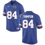 Men's Florida Gators #84 Trey Thompson NCAA Nike Blue Authentic Stitched College Football Jersey ILC8662KI